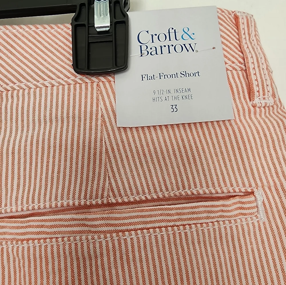 Men's short‎ Croft&Barrow, size 33, striped
